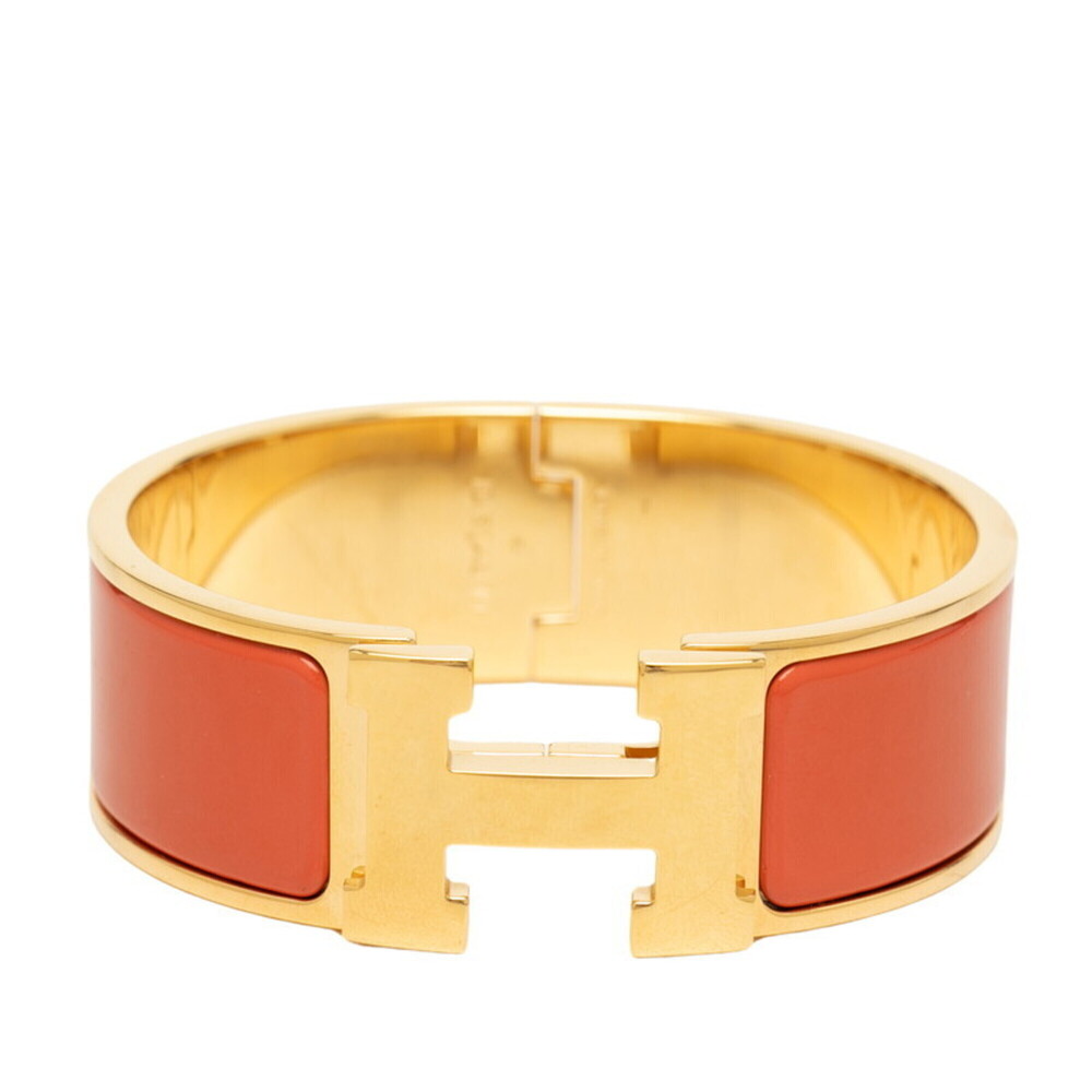 HERMES Orange Charm Bracelet